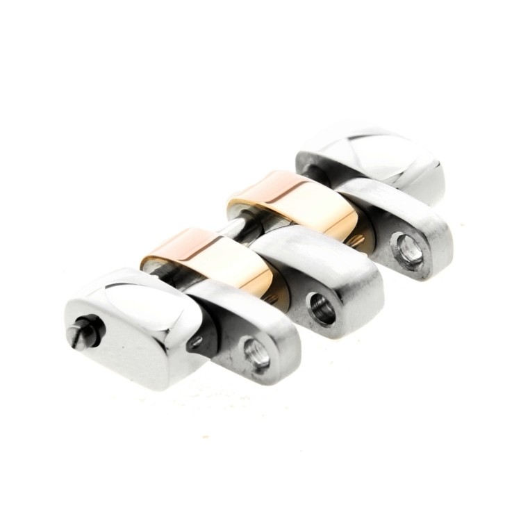 Longines maglia acciaio e oro rosa PVD per Bracciale Elegant 17 x 6 x 3 mm