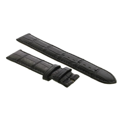 ETERNA Cinturino Alligatore Nero 20/18  mm.
