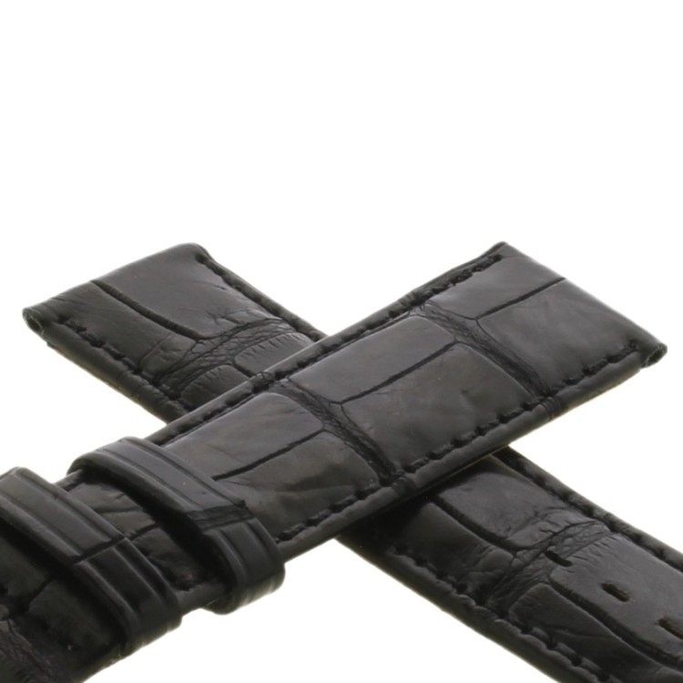 ETERNA Cinturino Alligatore Nero 20/18  mm.