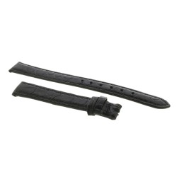 Cinturino Stampa Coccodrillo Nero semilucido 12/10 mm B26B classico 2