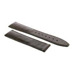 Cinturino Misure adatte a OMEGA Speedmaster Alligatore Marrone Scuro Opaco 21/18 mm B58M 2