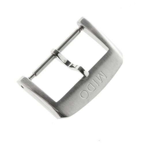 Mido Fibbia Ardiglione 22 mm Acciaio.