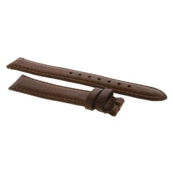Cinturino Pelle Marrone Opaco 16/14 mm B40B fodera nera classico. 2