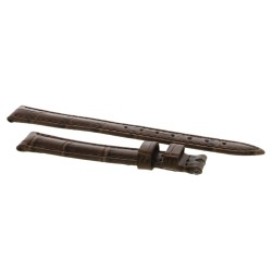 Cinturino Stampa Alligatore Marrone Medio Opaco 12/10 mm B40B 2