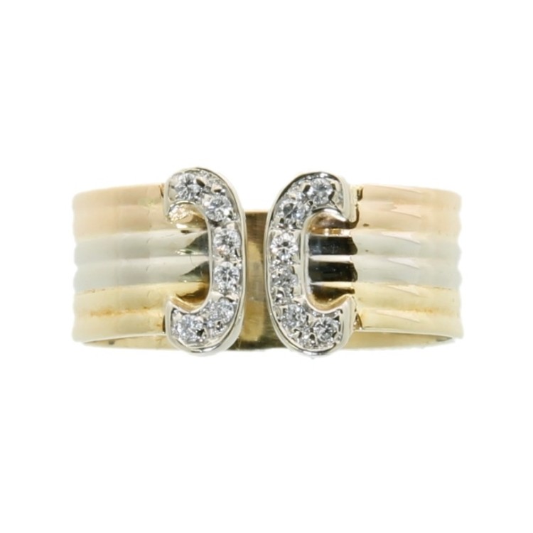 Anello Fascia Diamanti ct 0,12 Oro 18 kt
