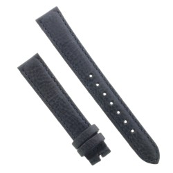 Cinturino stampa Alligatore Nero Opaco fodera nera 22/20  imitazione Montblanc Timewalker