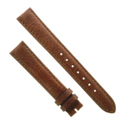 Cinturino Pelle Marrone Opaco 16/14 mm B40B fodera nera classico.