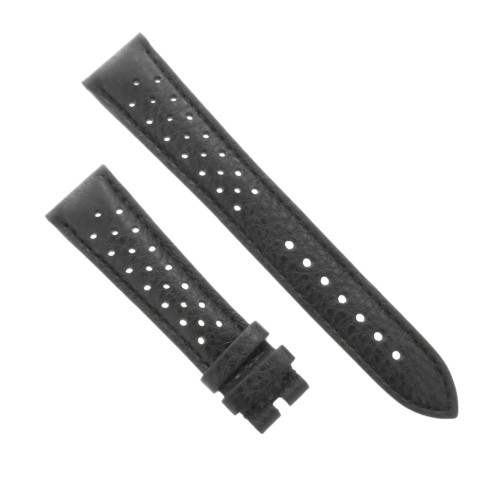Tag Heuer Cinturino Carrera FC8317 Pelle Nero martellato, 19/16 mm,  CBK221H. 60th anniversary