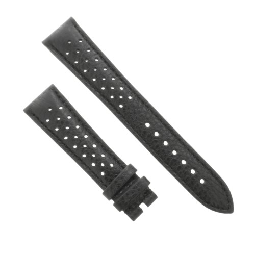 Tag Heuer Cinturino Carrera FC8317 Pelle Nero martellato, 19/16 mm,  CBK221H. 60th anniversary