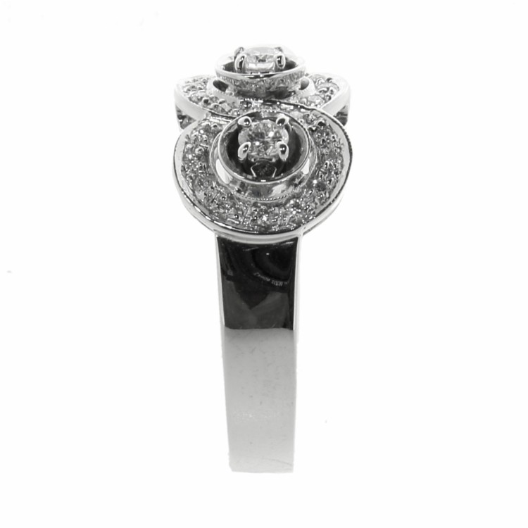 Anello Fascia Diamanti ct 0,43 Oro 18 kt