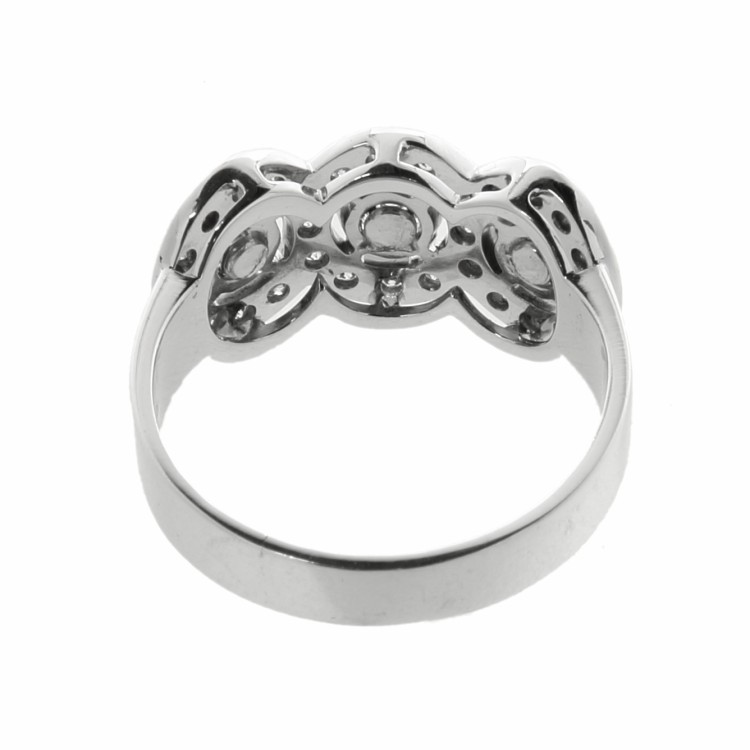 Anello Fascia Diamanti ct 0,43 Oro 18 kt