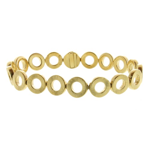 Bracciale Cerchi Satinato Oro 18 kt