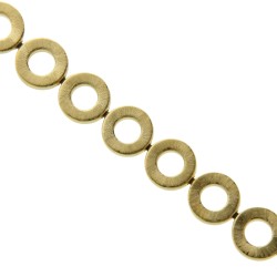 Bracciale Cerchi Satinato Oro 18 kt 2