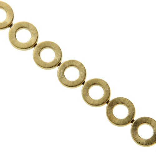 Bracciale Cerchi Satinato Oro 18 kt