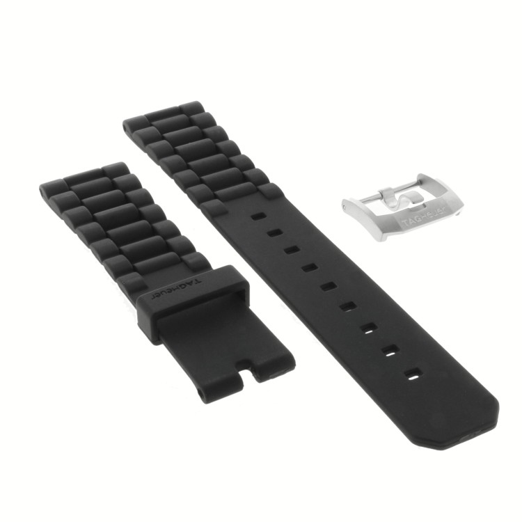 Tag Heuer Cinturino Formula 1 Caucciù Nero 20/18 CAC11, WAC11,1000mt 844.006, WS211.