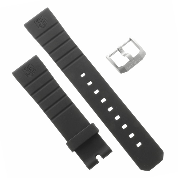 Tag Heuer Cinturino Formula 1 BT0705 Caucciù Nero 20/18 mm CAC111, WAC111, 844.006, WS211.