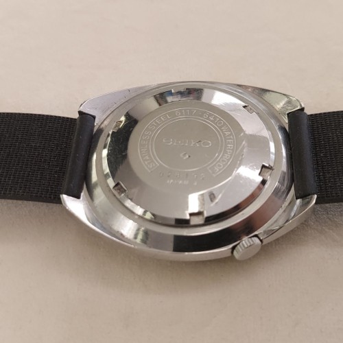 SEIKO Navigator Timer 6117-6410 Secondo Polso Gmt 41 mm  Cassa acciao