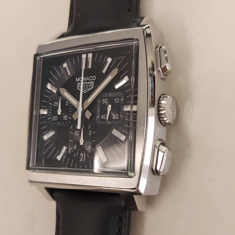 HEUER Cronografo Monaco Tag Heuer CS2111 n° 04166 peso 95 gr anno 2000