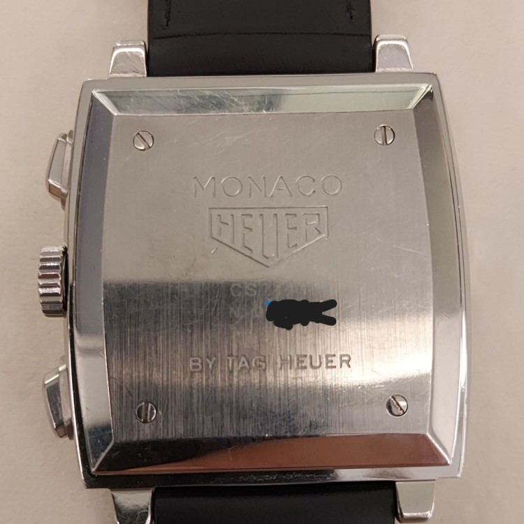 HEUER Monaco Cronografo Tag Heuer CS2111.FC8119 38 x 38 x 13,2 mm peso 95 gr anni 2000