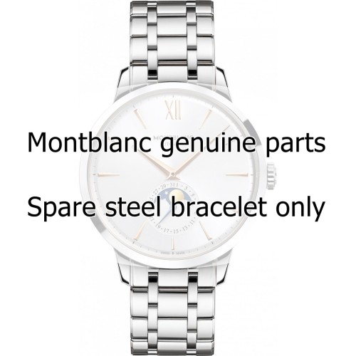 Montblanc Bracciale 111797 per serie Heritage Spirit cassa da 41 mm ansa 19 mm.