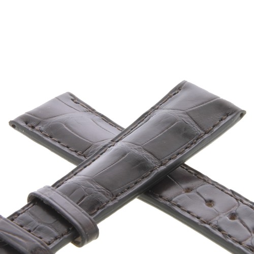 Zenith Cinturino Alligatore Marrone opaco 20/16 mm. Per Chronomaster 02.0240.410, Chronomaster T e simili