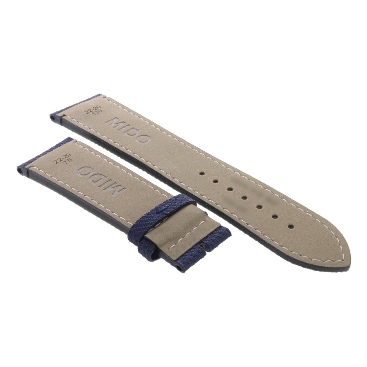 Mido Cinturino Ocean Star Captain V Sintetico Blu 22/20 mm. Per M02643036041