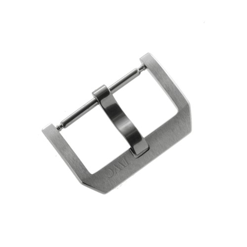 Cinturino non originale cuoio volanato nero tipo IWC Pilota 20/16 con trattamento water resistant