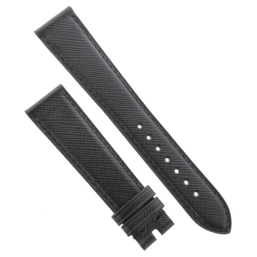 OMEGA cinturino pelle Nero 19/16 Saffiano. De Ville, Prestige, Seamaster
