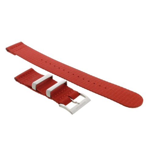 Montblanc Cinturino Caucciù Rosso 22/22 mm per Smartwatch Summit e altri.