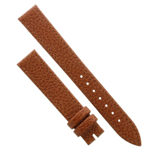 Cinturino Pelle Martellata Marrone Gold opaco 16/14 mm B25B classico.