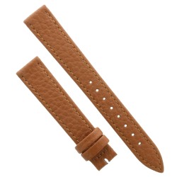 Cinturino Pelle Martellata Marrone Miele opaco Piatto 16/14 mm B28B classico
