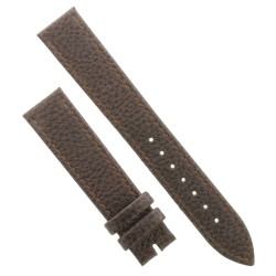 Cinturino Pelle Martellata Marrone Scuro opaco 18/16 mm B25B classico.