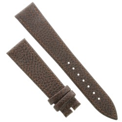 Cinturino Pelle Martellata Marrone Scuro opaco 20/16 mm B25B classico.