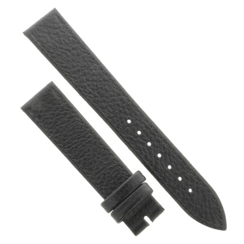 Cinturino Pelle Martellata Nero opaco 18/16 mm B25B classico.