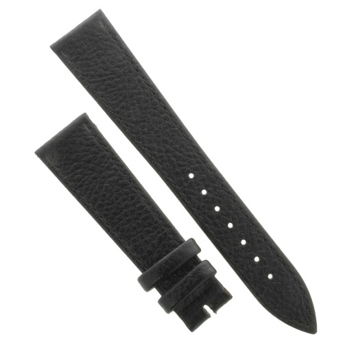 Cinturino Pelle Martellata Nero opaco 20/16 mm B25B classico