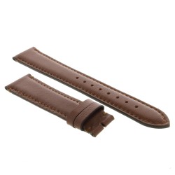 Cinturino Pelle Agnello Cucito a Mano Marrone Gold opaco 20/16 mm B40B classico. 2