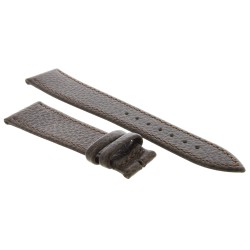 Cinturino Pelle Martellata Marrone Scuro opaco 20/16 mm B25B classico. 2
