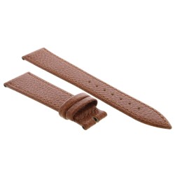 Cinturino Pelle Martellata Marrone Gold opaco 20/16 mm B25B classico. 2