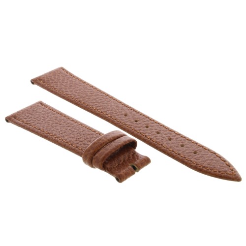 Cinturino Pelle Martellata Marrone Gold opaco 20/16 mm B25B classico.