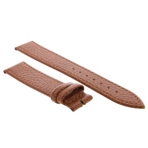 Cinturino Pelle Martellata Marrone Gold opaco 18/16 mm B25B classico.