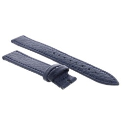 Cinturino Pelle Martellata Blu opaco Piatto 16/14 mm B28B classico 2