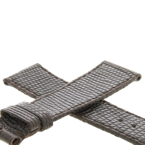 Cinturino Lucertola Marrone Semilucido Piatto 20/16 B28B forma classica