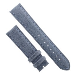 Cinturino Pelle Cuoio Rustico Blu opaco 20/18 mm B40B classico