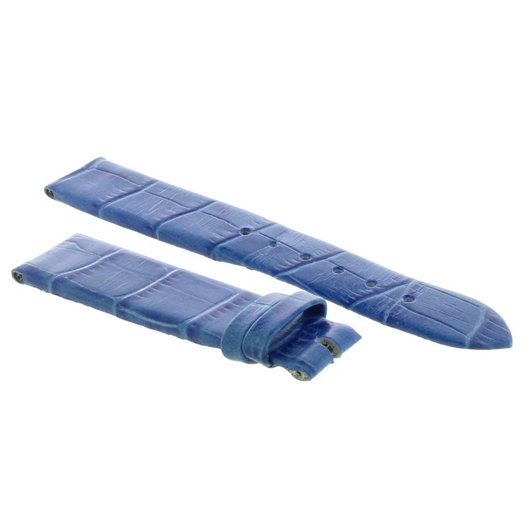 Cinturino Stampa Alligatore Blu Cielo Opaco 18/16 mm classico