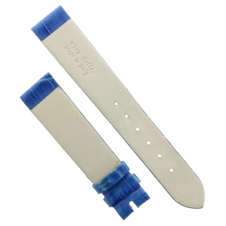 Cinturino Stampa Alligatore Blu Cielo Opaco 18/16 mm classico