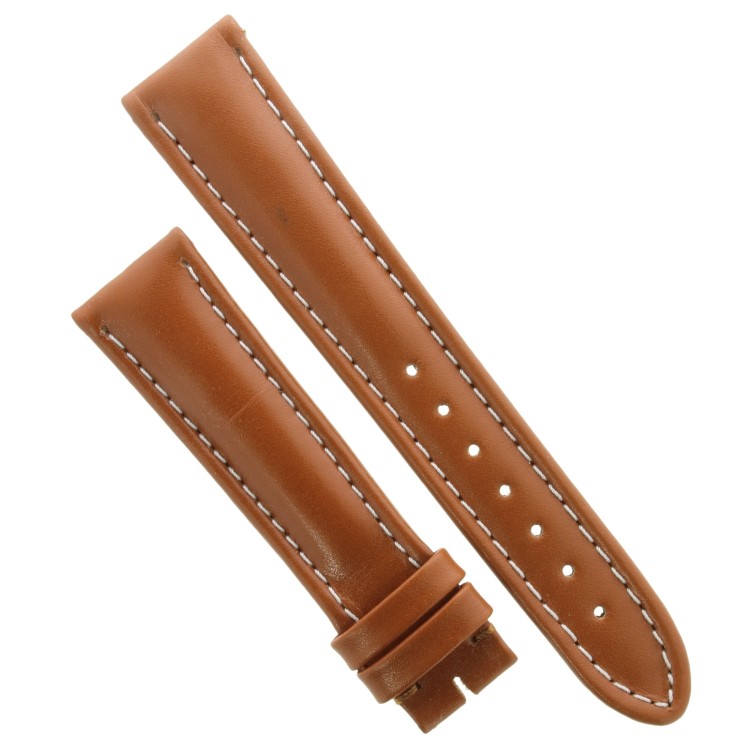 Zenith Cinturino Pelle Marrone 20/16 mm cucito spessore 5,5/6 mm lunghezza 75/114 mm