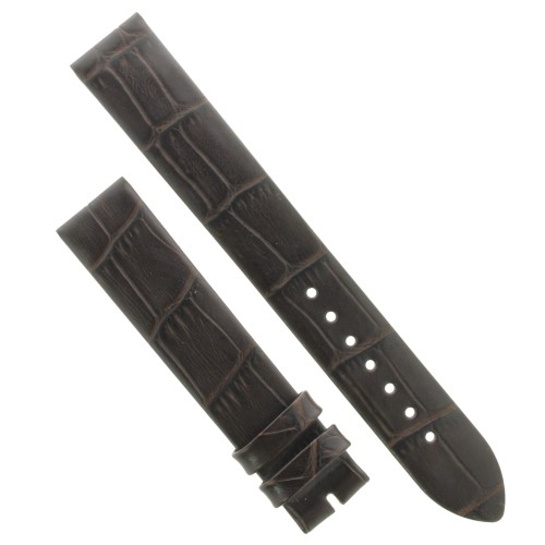 Mido Cinturino Stampa Alligatore Marrone Moka 17/16 mm