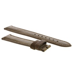 Cinturino Pelle Vitello Bordo Merlato Marrone Oliva opaco 18/16 mm B40B classico 2