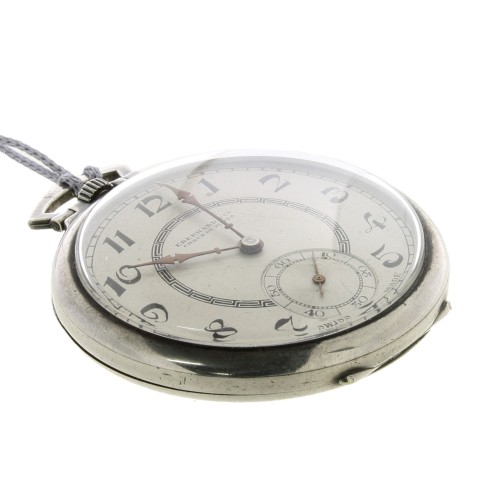 EBERHARD orologio da tasca in argento 925 misura 46,5 x 12 mm