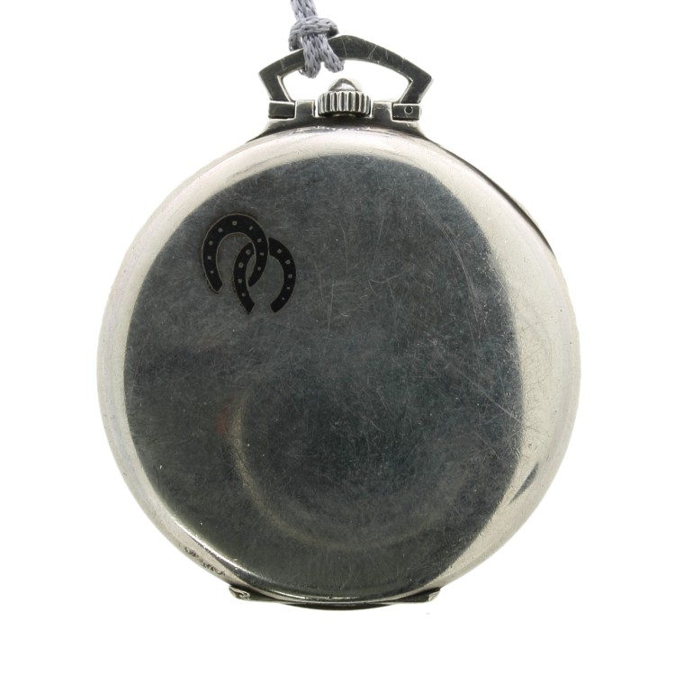 EBERHARD orologio da tasca in Argento 925 misura 46,5 x 12 mm Meccanico a Carica Manuale